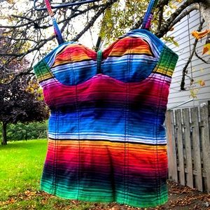 Royal Bones Rainbow Corset